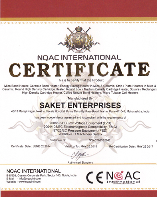 Saket Enterprises CE